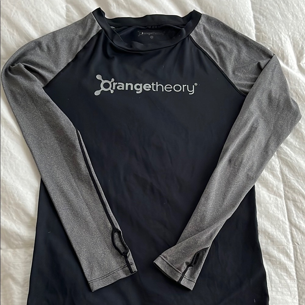 Orangetheory Coach Black and Gray Long Sleeve Shirt